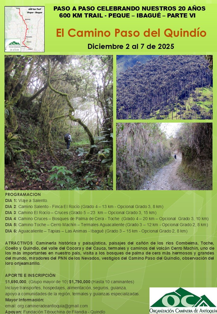 Camino Quindio 2025